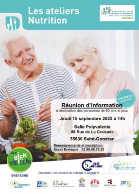 Ateliers Nutrition - Saint Gondran (35) @ Salle Polyvalente | Saint-Gondran | Bretagne | France