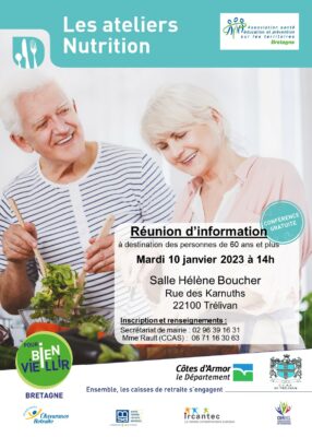 Atelier Nutrition - Trélivan (22) @ Salle Hélène Boucher | Trélivan | Bretagne | France
