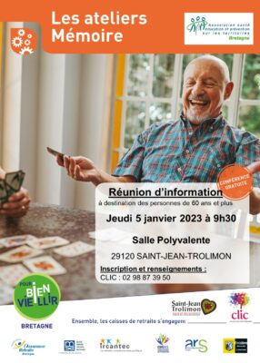 Atelier Mémoire - Saint-Jean-Trolimon (29) @ Salle Polyvalente | Saint-Jean-Trolimon | Bretagne | France