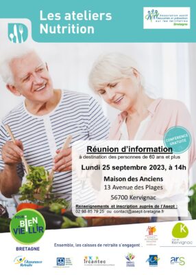 Atelier Nutrition - Kervignac (56) @ Maison des Anciens | Kervignac | Bretagne | France