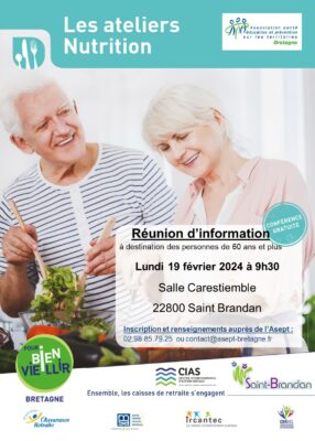 Atelier Nutrition - Saint Brandan (22) @ Salle Carestiemble | Saint-Brandan | Bretagne | France