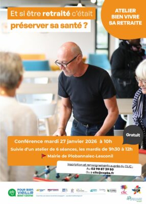 Atelier Bien vivre sa retraite - Plobannalec-Lesconil  (29) @ Mairie | Plobannalec-Lesconil | Bretagne | France